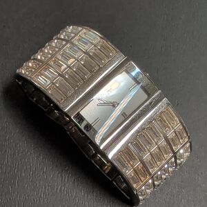 DKNY Silver Watch with Dazzling Crystals